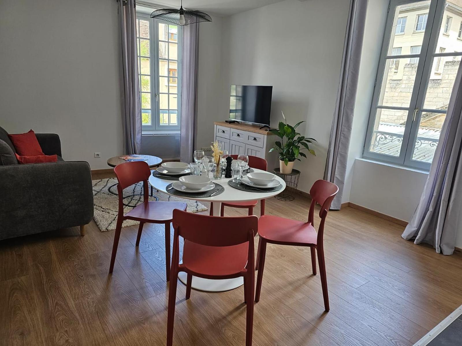 Aux'Cerfs - A Deux Pas De L'Abbaye Apartman Auxerre Kültér fotó
